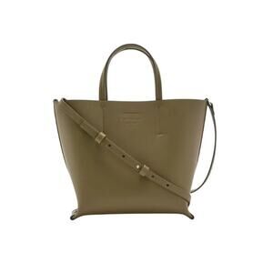 EVERLANE The Luxe Italian Leather Crossbody Beech Olive Green